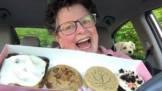 2 NEWBIES!~CRUMBL COOKIES REVIEW: Cinnamon Sq, PB Chocolate, Maple Sandwich, Birthday Oreo®