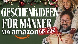 50 Amazon Geschenkideen für Männer unter 50€  Geschenke für Weihnachten 2024