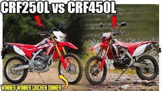 Why The CRF250L Is BETTER Than The All New CRF450L..