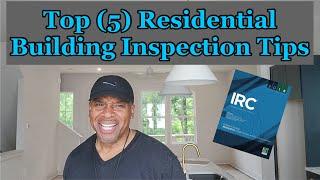 Top (5) Residential Building Inspection Checklist Items