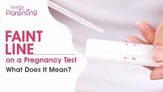 Do Faint Lines on the Pregnancy Test Indicate Pregnancy?