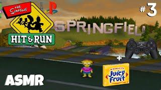 ASMR Gaming: The Simpsons Hit & Run EP.3 | PS2 (Whispering, Controller Sounds, Gum Chewing)