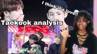 TAEKOOK ANALYSIS & MOMMENTS THAT GIVE OFF LOVE VIBES REACTION!! (Video by @jeondiise )