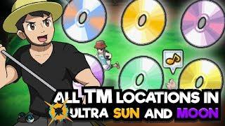 ALL TM LOCATIONS In POKEMON ULTRA SUN AND MOON! Where to Find all Technical Machines (TMs)