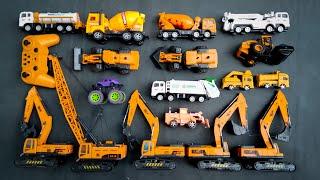 Excavator Mainan Kendaraan Konstruksi, Beko, Truk Molen, Loader, Slender, Truk Pasir, Buldoser,Crane