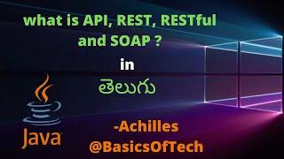 API, REST, RESTful and SOAP