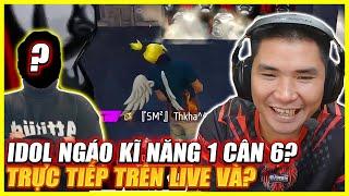 FREE FIRE | NGƯỜI ĐẦU TIÊN TRÊN THẾ GIỚI DÁM SOLO 1 CÂN 6 TRỰC TIẾP TRÊN LIVE BÁC GẤU ? CÓ TRÌNH KO