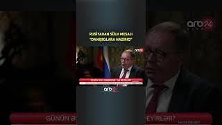 Moskvadan sülh açıqlaması - "Danışıqlara hazırıq"