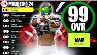 *BEST* GAME-BREAKING BUILD IN MADDEN 24 SUPERSTAR! BEST WR BUILD! 6'4 DEMI GOD! | ESG FOOTBALL 24