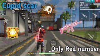 CUPID SCAR  HEADSHOT ONLY RED NUMBER GAMEPLAY || GARENA FREE FIRE - Culcite