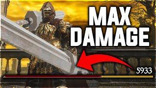 Elden Ring - MAX Damage GREATSWORD Build! (How to Make)