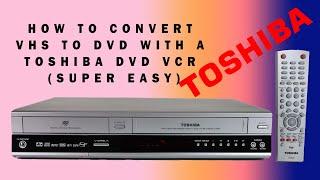 How To Record VHS To DVD with a DVD VCR Combo - The Easiest Way To Digitize Home Movies D-VKR3