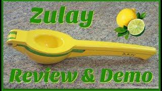 Zulay 2-in-1 Lemon Lime Squeezer Review & Demo!