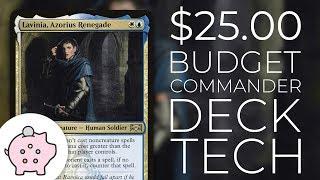 Lavinia, Azorius Renegade | EDH Budget Deck Tech $25 | Control | Magic the Gathering | Commander