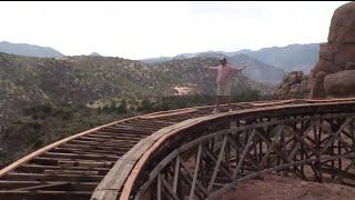 Former Royal Gorge Scenic Railway slowly becoming trail system