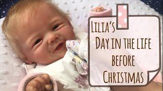 Reborn VlogMas| Reborn Day In The Life With Lilia As A Working Mum Reborn Routine + Outings 