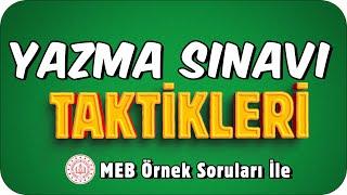 Türkçe Yazma Sınavı Taktikleri | 8.Sınıf 1.Dönem 2.Yazılı