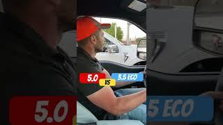 5.0 F150 (vs) 3.5 Eco F150️ V8 or V6#f150 #dragrace  #shorts