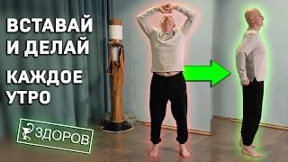  5 Утренних Упражнений для Энергии на Весь День  |  Зарядка для Бодрости и Здоровья 