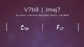 Nu Soul Hip Hop Backing Track -  V7b9 / Imaj7  Progession  - Fmaj