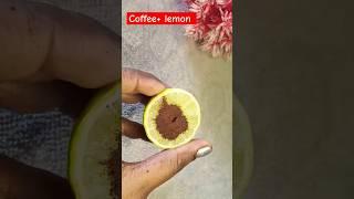 Instant Skin Lightening |Lemon & coffee for skin whitening | Remove Tan & Darkness #lemon#glow #glow