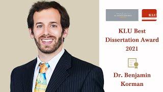 Emotion research for better leadership: KLU Best Dissertation Award for original approach