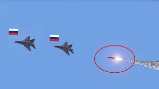 Two Russian MiG-29s were shot down by Ukrainian military tracked missiles