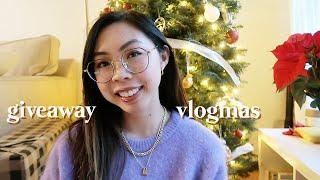 MY FIRST GIVEAWAY! FAV RECIPES, DATE NIGHT, CONCEALER DECLUTTER, WRAPPING PRESENTS | VLOGMAS EP. 05