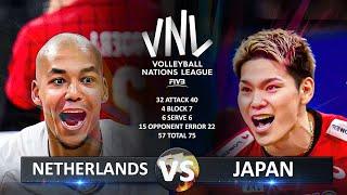 Netherlands vs Japan | Men's VNL 2024