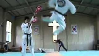 taekwondo 540 kick video vietgiaitri com