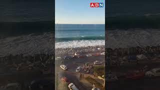 Registran fuertes marejadas en las costas de Viña del Mar