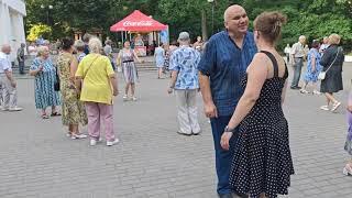 13.07.24г..."Горит Костёр Любви для Нас с Тобой"...в Гомельском парке на танцполе...