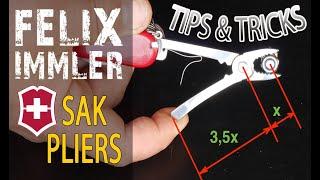 20 uses of a Victorinox SAK Pliers - Swiss Army Knife Tips and Trick