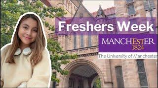 Freshers Week | University of MANCHESTER | Exploring welcome fair and party