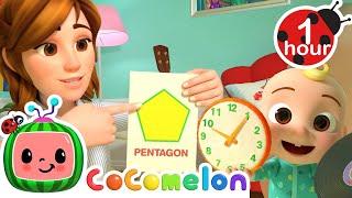 Shape Song | Cocomelon | Super Moms | Nursery Rhymes and Kids songs