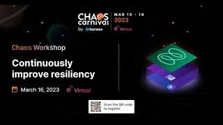 Workshop: Continuously Improve Resiliency - Tarun Khosla & Siddhartha Arora, Nagarro