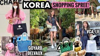 KOREA SHOPPING VLOG  *Honest Chanel Experience* + Delvaux, Goyard, Cafe hopping in Seoul 