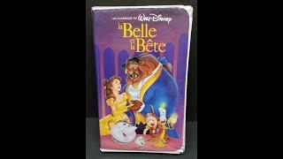 Opening & Closing To Beauty And The Beast 1992 VHS (French Canadian Copy)
