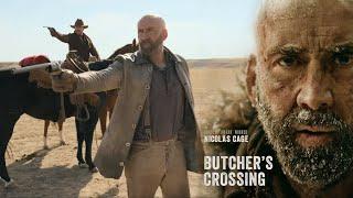 Butcher's Crossing 2023 Movie || Nicolas Cage, Fred Hechinger || Butchers Crossing Movie Full Review