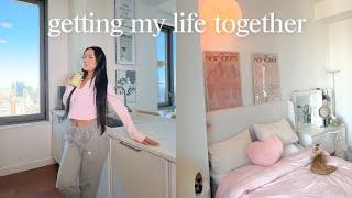 GETTING MY LIFE TOGETHER️ | pilates, self-care, cooking korean food w/ my mom, & kitchen renovation