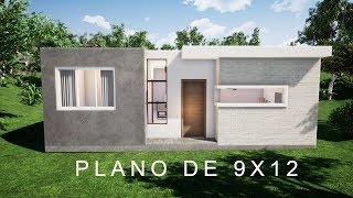9x12 meter house plan