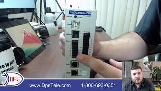 NetGuardian DIN RTU Hardware Port Review (SNMP remote for monitoring in cabinets)