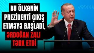 ŞOK: Bu  prezident çıxış edəndə Ərdoğan zalı TƏRK ETDİ. - LAF TV