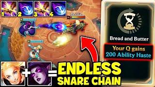 We played the "Snare Sisters" in Arena and it's actually broken... (ENDLESS SNARE CHAIN)