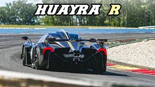 PAGANI HUAYRA  R  | Sounds like 90s F1 cars | Screaming V12 flybys & downshifts | Spa 2022