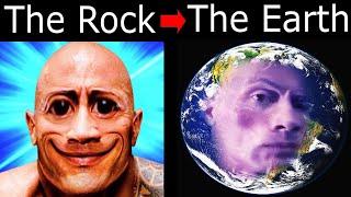 Mr Incredible becoming canny, but it's The Rock