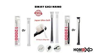 HomeXo Sikat gigi nano/ Sikat gigi nano toothbrush fiber halus