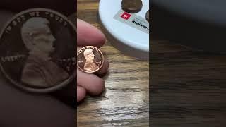 Proof penny found coin roll hunting!