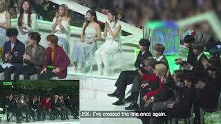 [Eng Sub] ITZY TXT Jannabi React to BTS Netizen Popularity Award Win + Speech at MMA 2019