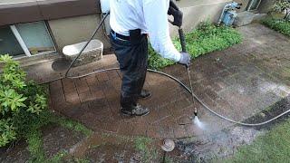 Paver Cleaning ASMR, #asmr, #pressurewashing, #satisfying,